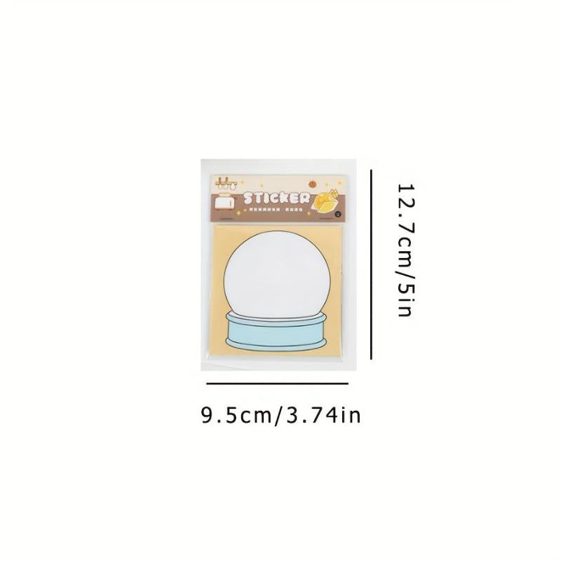 20 Sheets Sticky Notes Paper Creative Hand Account Message Notepad Paper