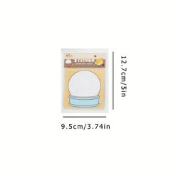 20 Sheets Sticky Notes Paper Creative Hand Account Message Notepad Paper