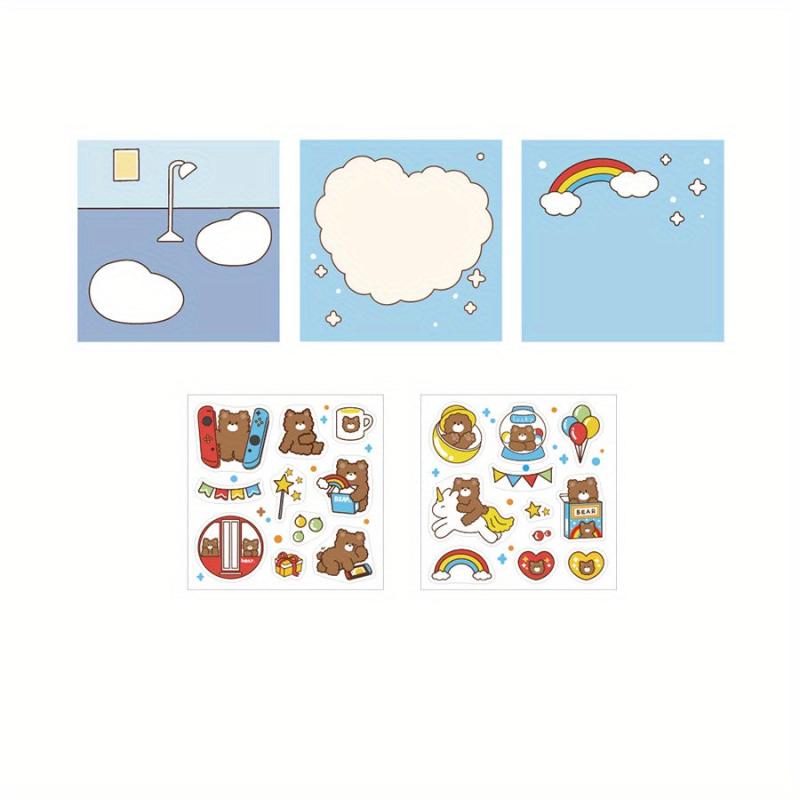 20 Sheets Sticky Notes Paper Creative Hand Account Message Notepad Paper