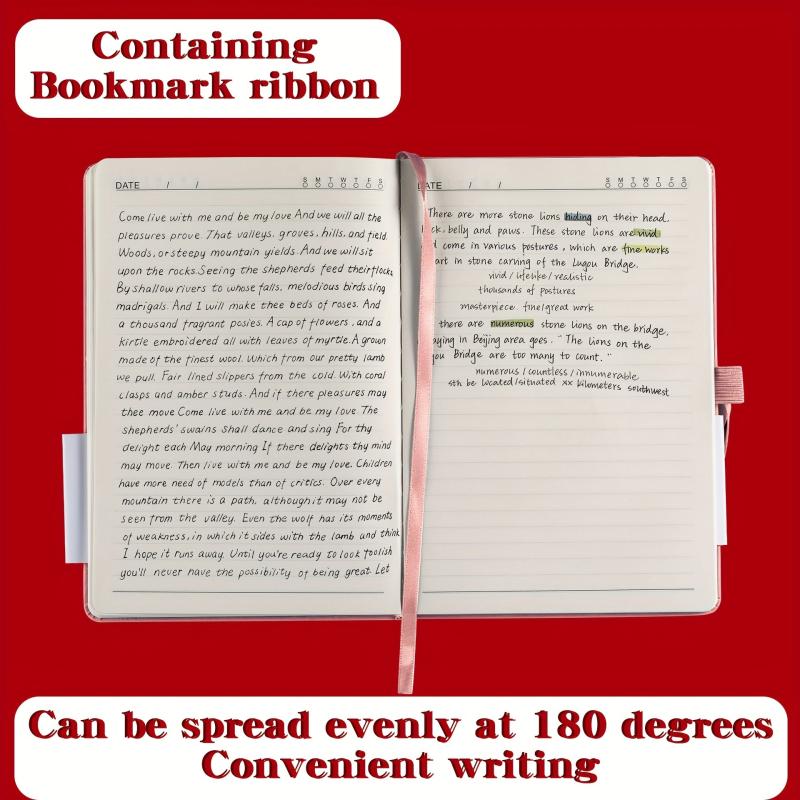 A6 Strap Book Notebook Business Notepad Student Stationery Supplies