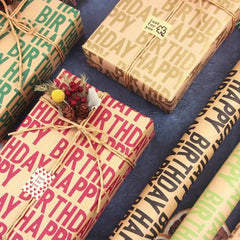7pcs Gift Wrapping Paper Holiday Universal Gift Decoration Paper