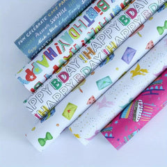 Christmas Birthday Gift Wrapping Paper Arts Crafts Decorations