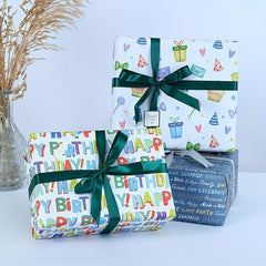 Christmas Birthday Gift Wrapping Paper Arts Crafts Decorations