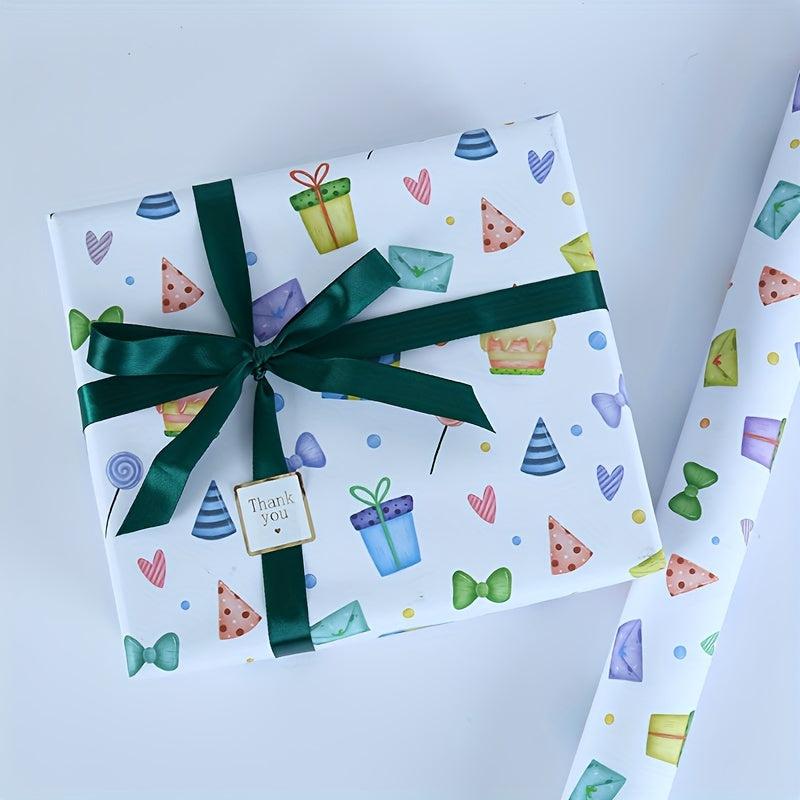 Christmas Birthday Gift Wrapping Paper Arts Crafts Decorations