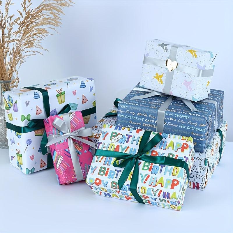 Christmas Birthday Gift Wrapping Paper Arts Crafts Decorations