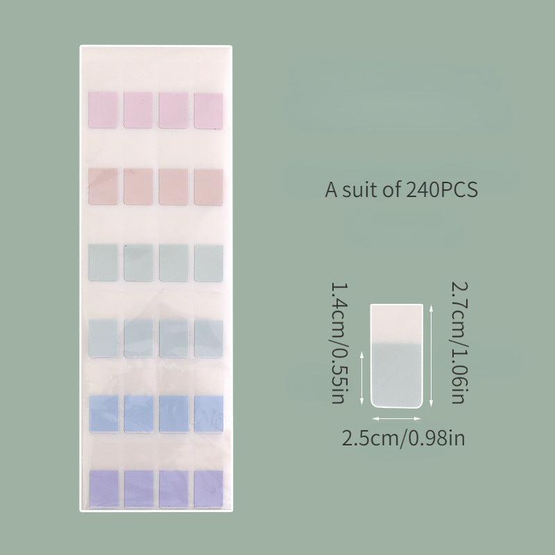 Morandi Index Stickers 10 Sheets Small Sticky Notes
