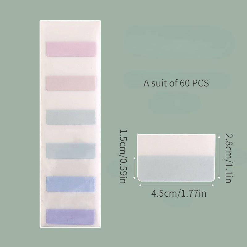 Morandi Index Stickers 10 Sheets Small Sticky Notes