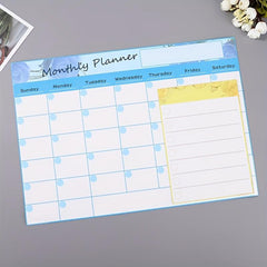 Magnetic Monthly Calendar Schedule Sticker Soft Magnetic Memo Message Board