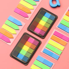 100 Sheets Waterproof Transparent Sticky Notes - Label School Office