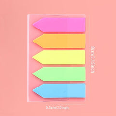 100 Sheets Waterproof Transparent Sticky Notes - Label School Office