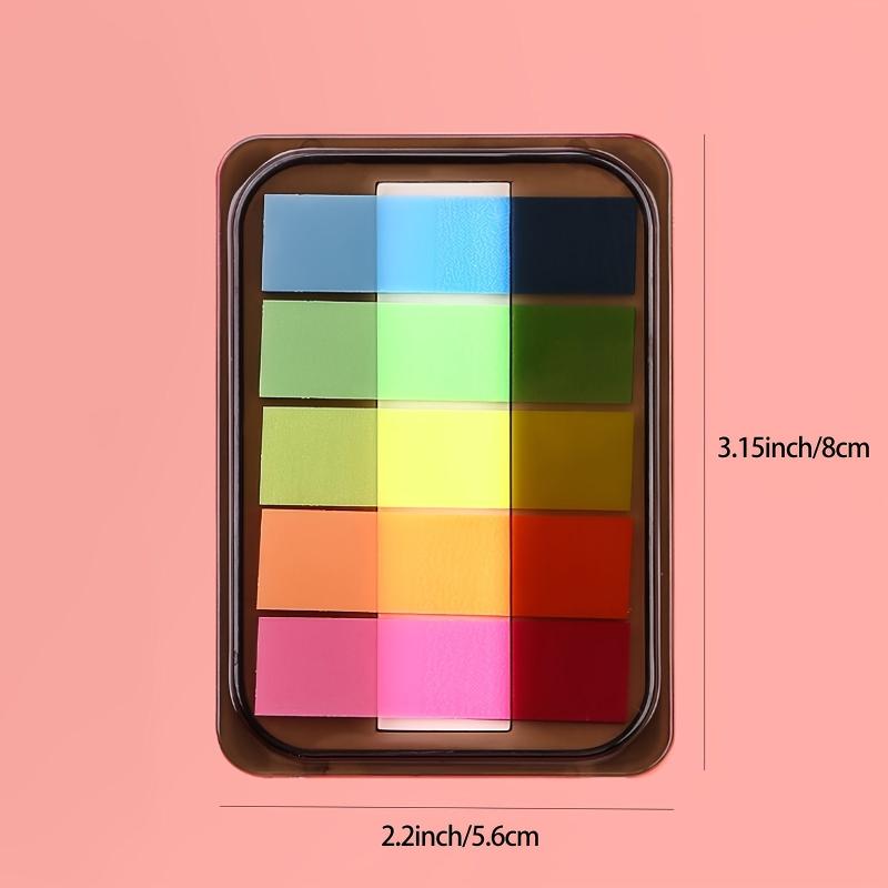 100 Sheets Waterproof Transparent Sticky Notes - Label School Office