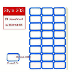 Self Adhesive Label Sticker Paper Handwritten Mark Name Sticker