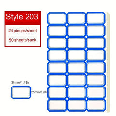 Self Adhesive Label Sticker Paper Handwritten Mark Name Sticker