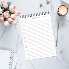 Daily Planner Notepad Undated To Boost Efficiency & Achieve Goals