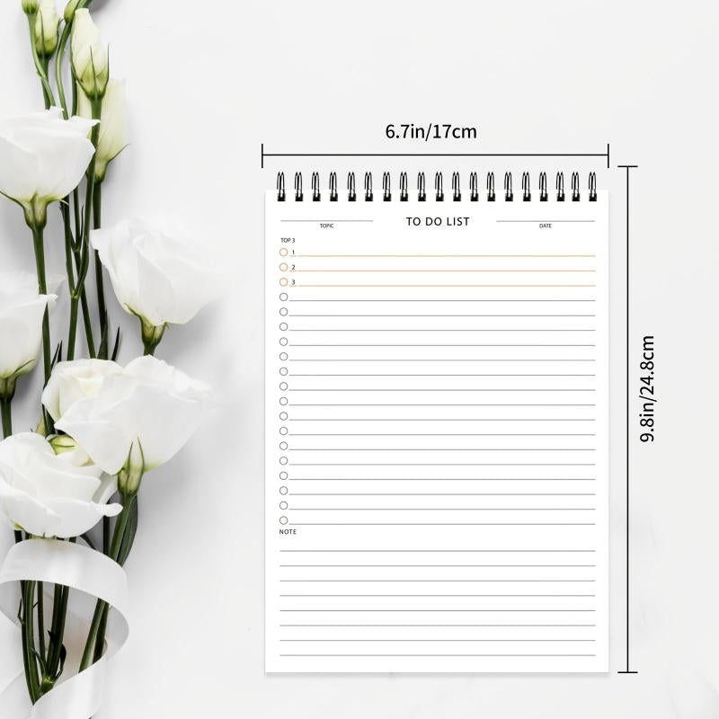 Daily Planner Notepad Undated To Boost Efficiency & Achieve Goals