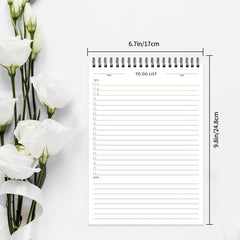 Daily Planner Notepad Undated To Boost Efficiency & Achieve Goals