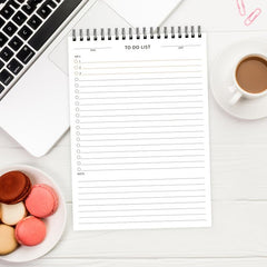 Daily Planner Notepad Undated To Boost Efficiency & Achieve Goals