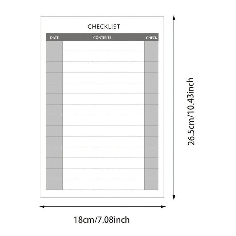 Minimalist Self-disciplined Weekly Planner & Memo Pad