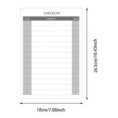 Minimalist Self-disciplined Weekly Planner & Memo Pad