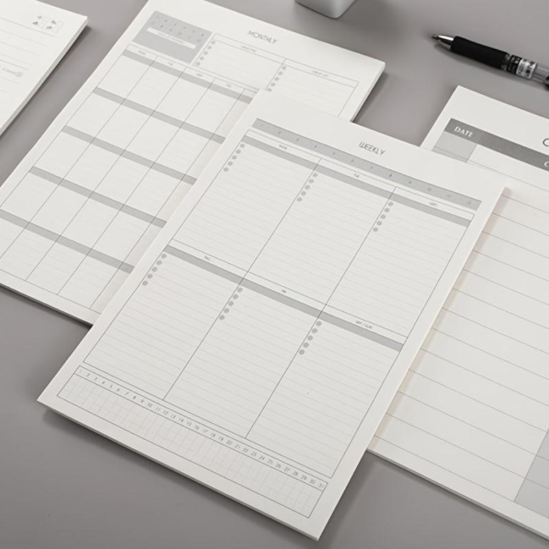 Minimalist Self-disciplined Weekly Planner & Memo Pad