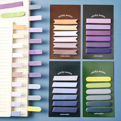 Morandi Gradient Sticky Notes Set - 6pcs