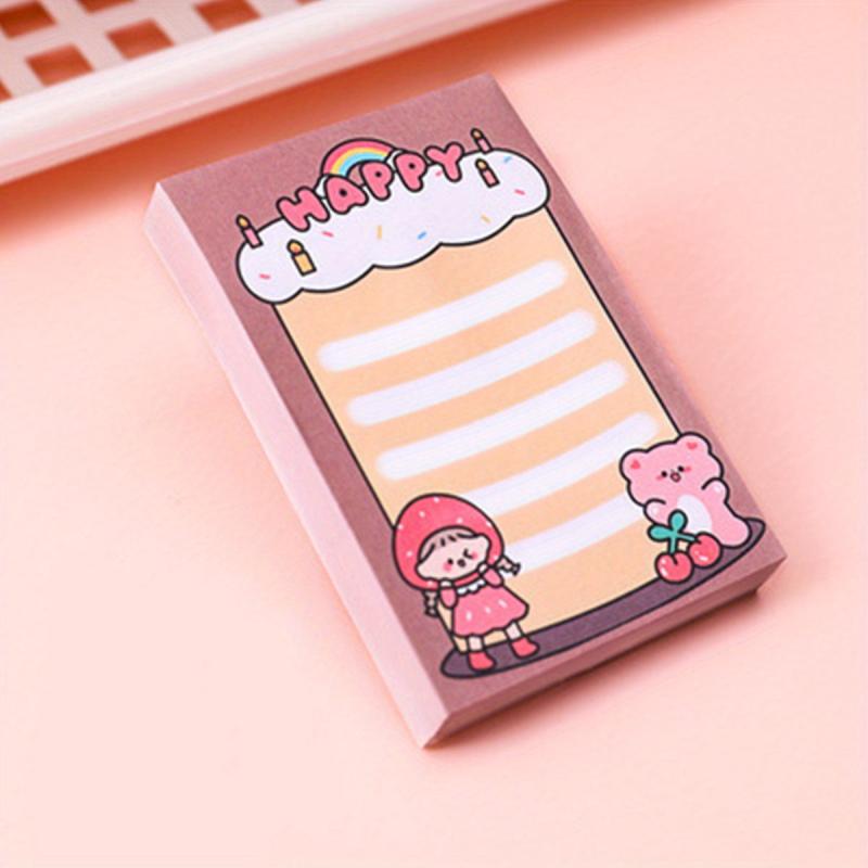 Girl Cartoon Sticky Notes Memo Paper Memo Book