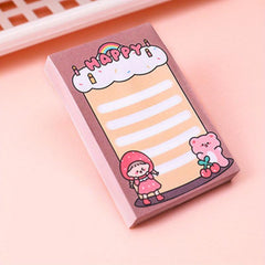 Girl Cartoon Sticky Notes Memo Paper Memo Book