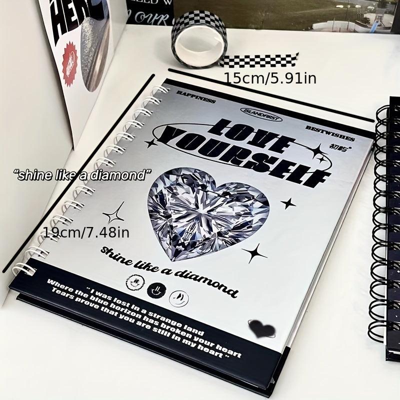 Rhinestone Series Notebook for Students with Coil Binding
