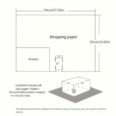 6pcs Colorful Cartoon Birthday Gift Wrapping Paper Roll