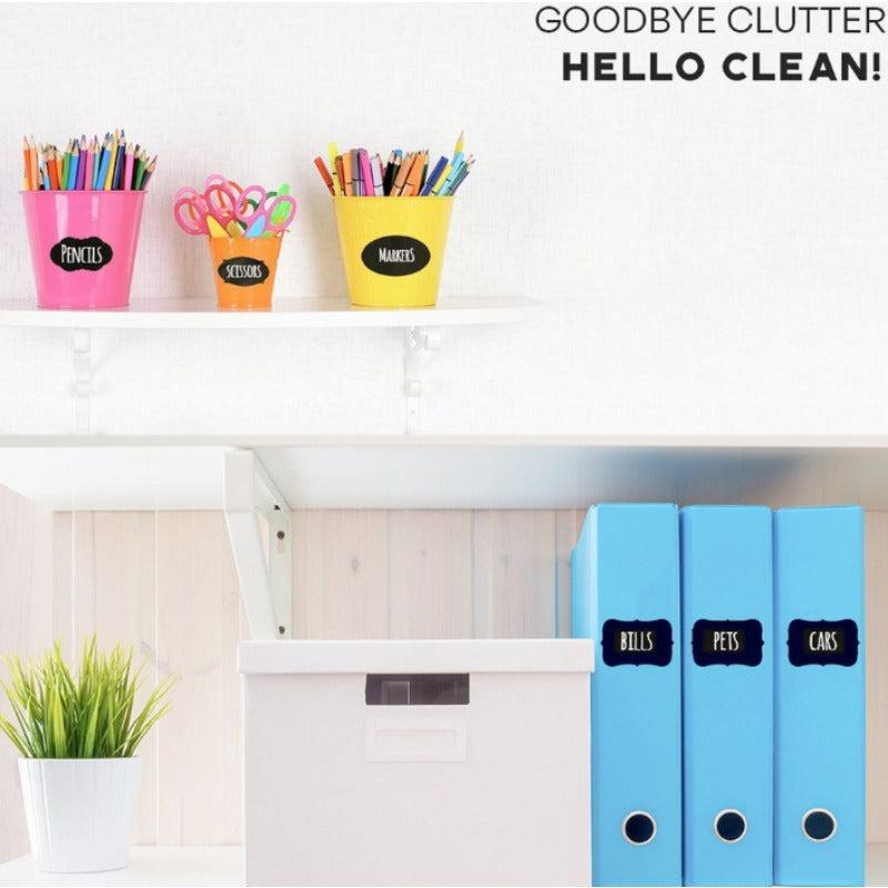 150pcs Blackboard Sticker for Glass Jars and Bottles