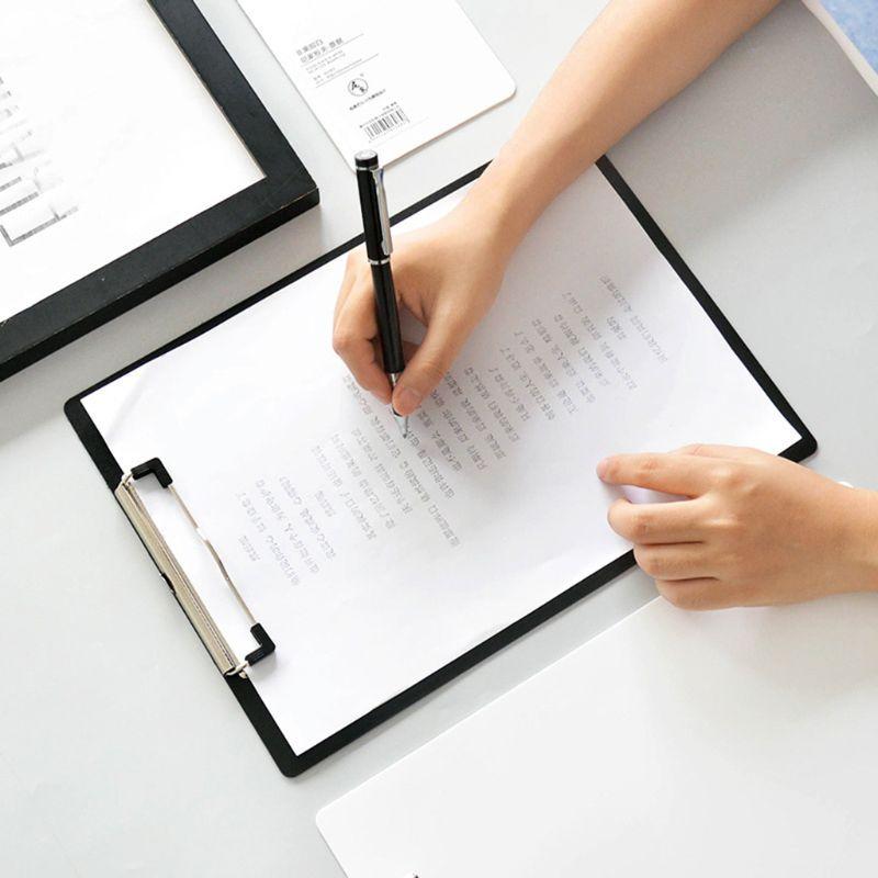 A4 A5 Notepad Memo Pad Board Clip Loose leaf Notebook File Writing Clamps