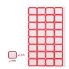 Self Adhesive Label Stickers, 50 Handwritten Pricing Paper Name Stickers
