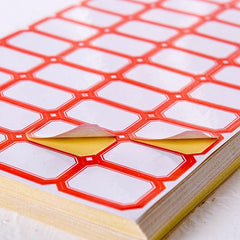 Self Adhesive Label Stickers, 50 Handwritten Pricing Paper Name Stickers