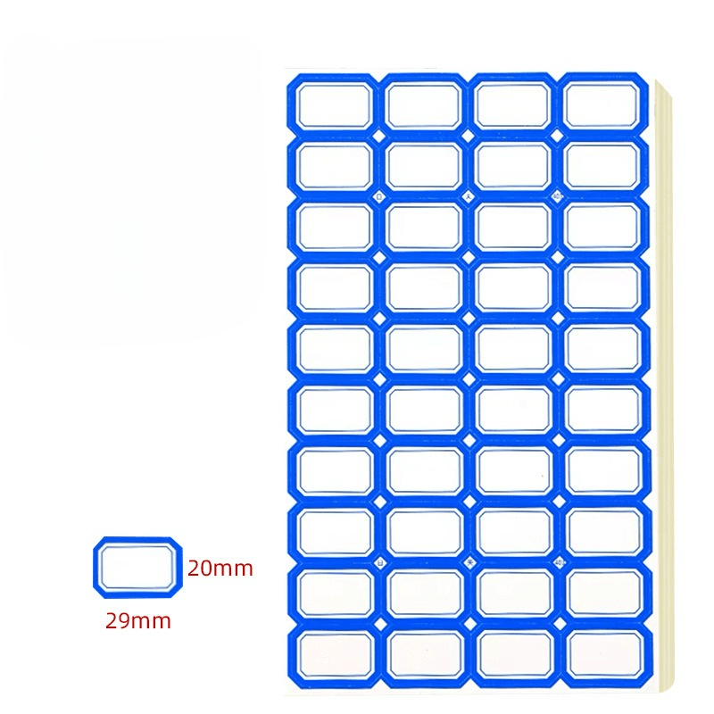 Self Adhesive Label Stickers, 50 Handwritten Pricing Paper Name Stickers