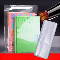50pcs Clear PVC Shrink Wrap Bags for Soap Sleeve Packaging Bath Bomb Jars Gift