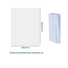 50pcs Clear PVC Shrink Wrap Bags for Soap Sleeve Packaging Bath Bomb Jars Gift