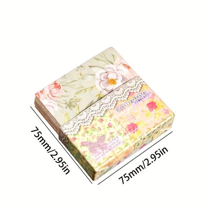 200pcs Writing Paper Decoupage Paper DIY Origami Framed Gift Boxes