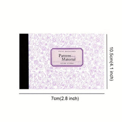 40 Vintage Floral Scrapbook Paper Sheets for Writing, Drawing & Crafting