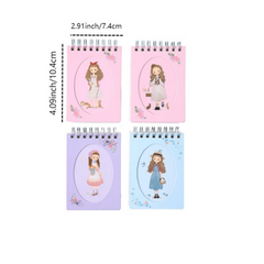 Thickened 80 Cartoon A7 Coil Notebook