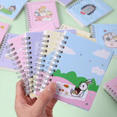 Thickened 80 Cartoon A7 Coil Notebook