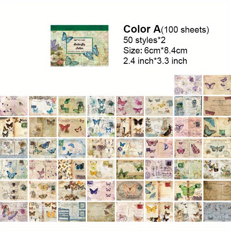 100 Vintage Scrapbooking Supplies Craft Paper & More