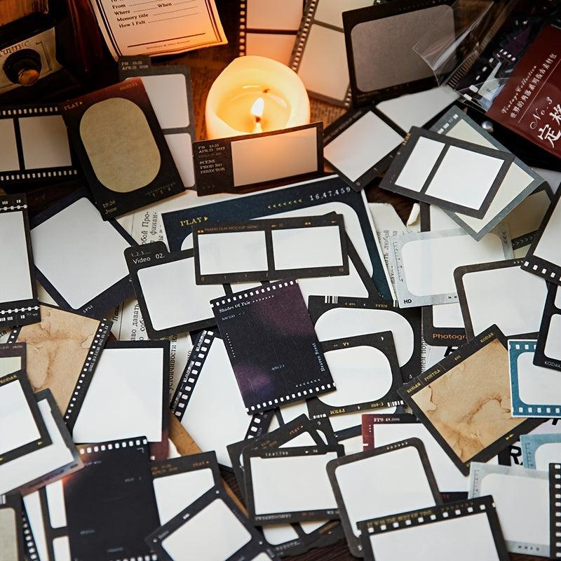 100 Sheets Vintage Frame Scrapbook Paper Supplies Non Sticky Memo Pad Pack