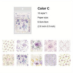 10 Vintage Lace Craft Kits for Journals Planners Notebooks
