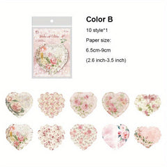 10 Vintage Lace Craft Kits for Journals Planners Notebooks