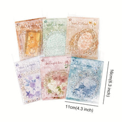 10 Vintage Lace Craft Kits for Journals Planners Notebooks