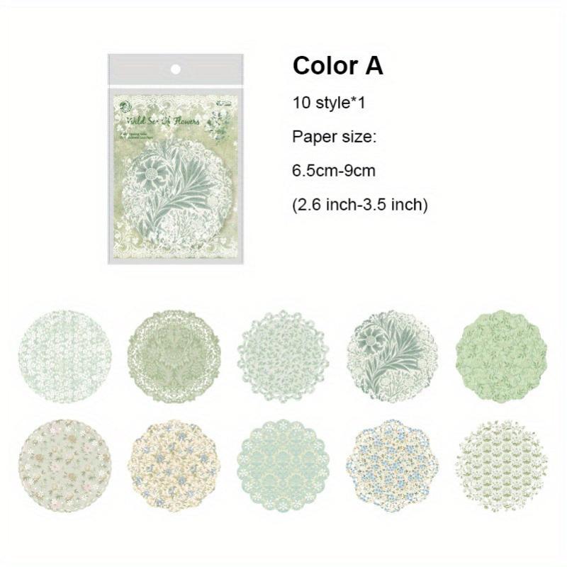10 Vintage Lace Craft Kits for Journals Planners Notebooks