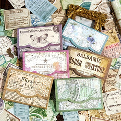 31 Vintage Paper Flowers for DIY Crafts and More