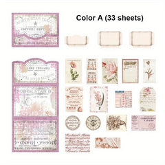 31 Vintage Paper Flowers for DIY Crafts and More