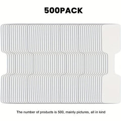 500 Jewelry Tags Stickers Self Adhesive Blank Identification Label