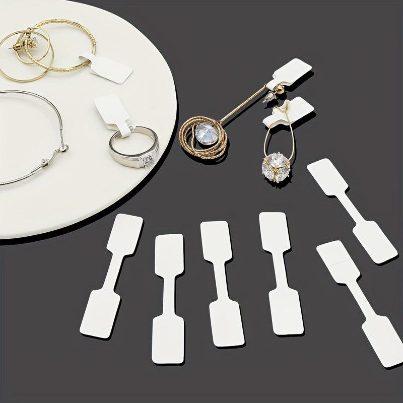 500 Jewelry Tags Stickers Self Adhesive Blank Identification Label